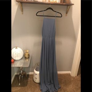 NWT MYTHICAL KIND OF LOVE SLATE BLUE MAXI DRESS